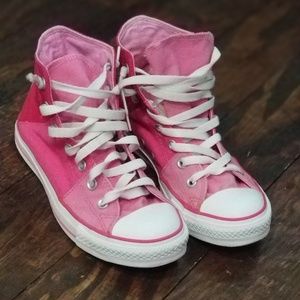 RARE Pink Converse Hightop